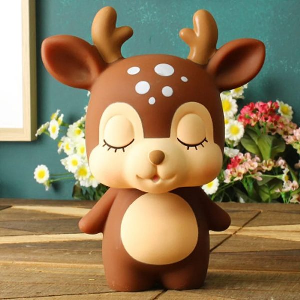 Cadeau ludique : tirelire cerf pour enfants