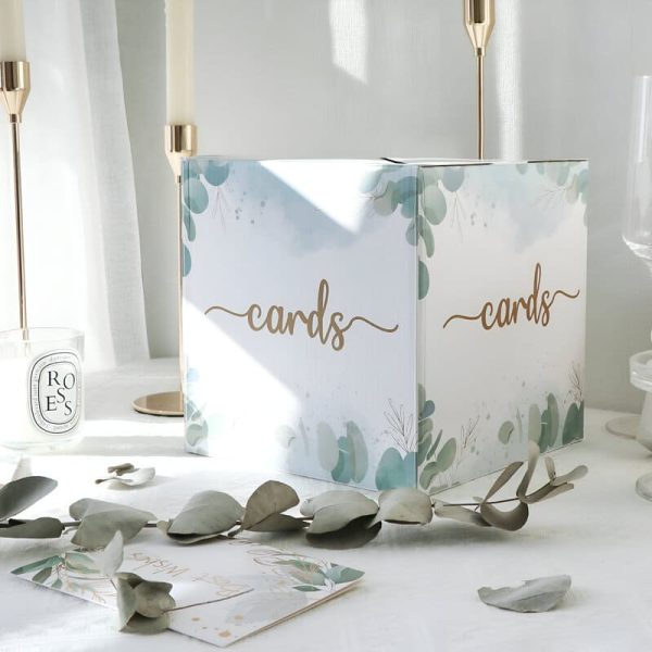 Boîte à carte personnalisable pour cérémonies nuptiales