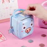 Tirelire cochon colorée pour enfants