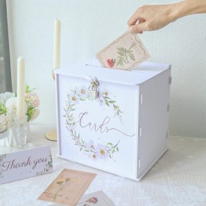 Boîte tirelire pour baptême enfant