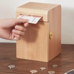 Boîte de collecte en bois personnalisable