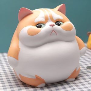 Tirelire chat en céramique décorative