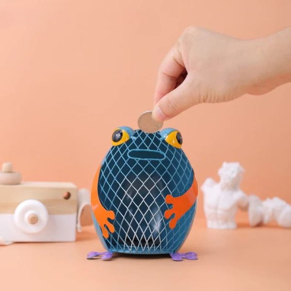 Tirelire métallique au design élégant et pratique