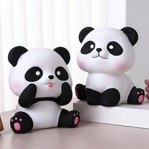 Grande tirelire panda en céramique décorative