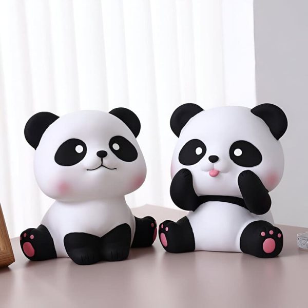 Tirelire panda amusante pour enfants et adultes