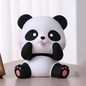 Accessoire ludique : tirelire panda en forme d'animaux