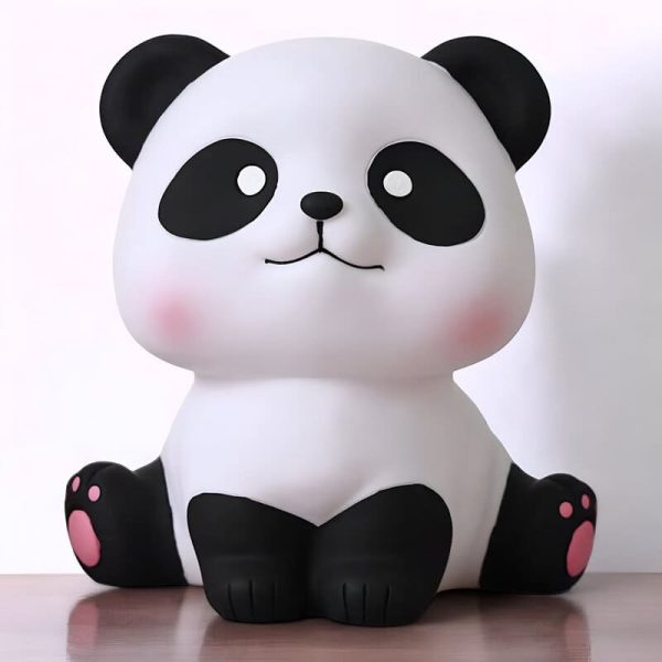 Économiseur d'argent panda, design adorable et mignon