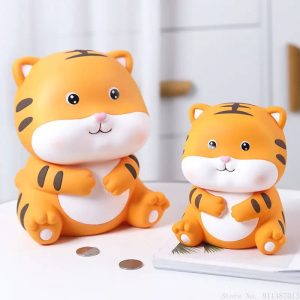 Grande tirelire tigre pour enfants