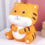 Tirelire animale en céramique tigre