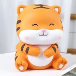Tirelire décorative tigre pour chambre