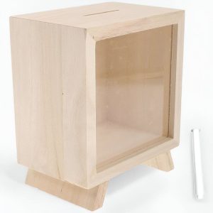 Tirelire en acrylique claire pour une vue sur vos économies