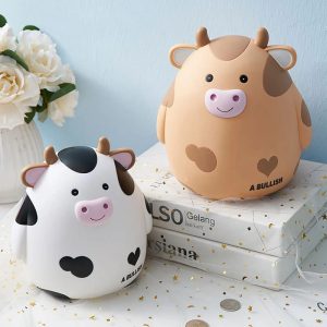 Grande Tirelire Vache en céramique colorée