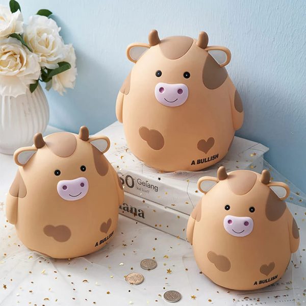 Vache tirelire mignonne pour épargner