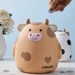 Accessoire de décoration ludique en forme de vache