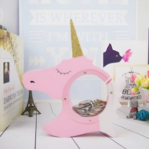 Grosse Tirelire Licorne, accessoire décoratif et pratique