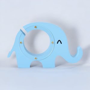 Tirelire éléphant, décoration ludique pour chambre d'enfant