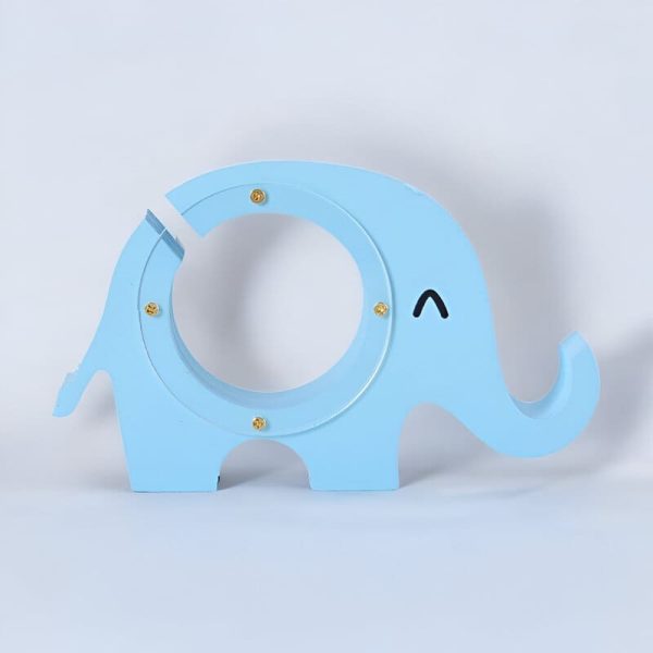 Tirelire éléphant, décoration ludique pour chambre d'enfant