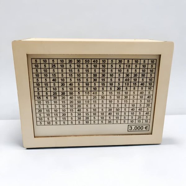 Tirelire décorative japonaise, motif 3000 Euros