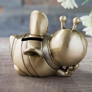 Tirelire animale en forme d'abeille joyeuse