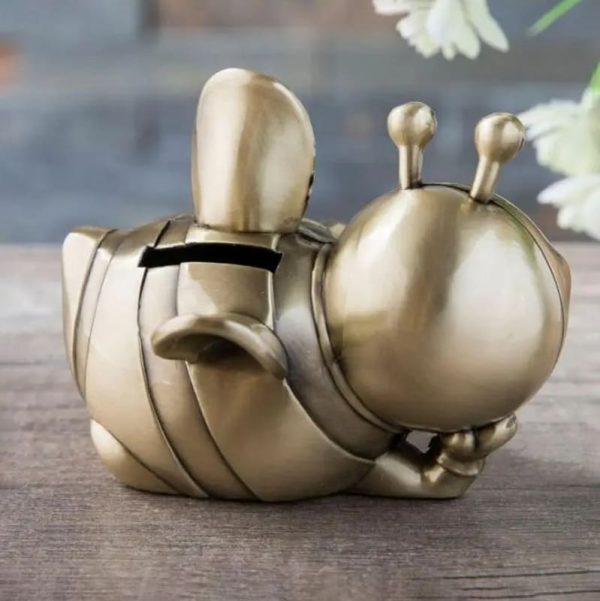 Tirelire animale en forme d'abeille joyeuse