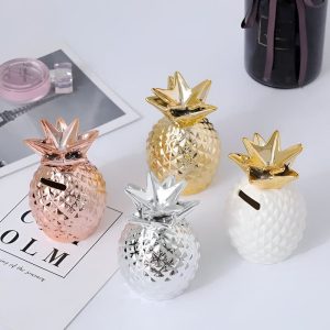 Tirelire Ananas design moderne pour adultes