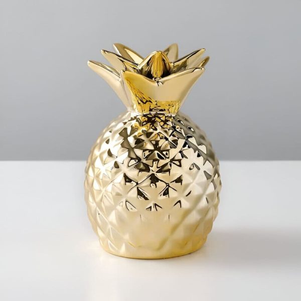 Tirelire Ananas colorée, ajout décoratif unique