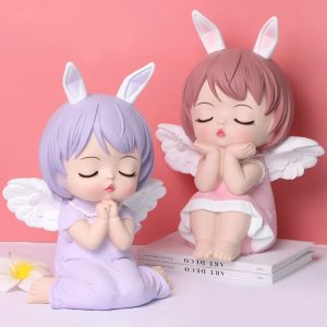 Tirelire Ange pour enfants en céramique décorative
