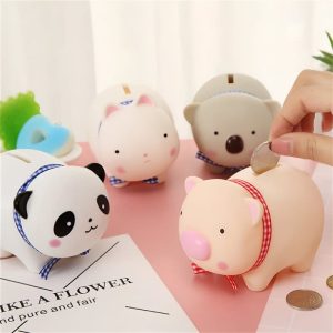 Tirelire Animaux Enfant en forme d'animaux colorés
