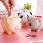 Tirelire en forme de cochon pour enfants