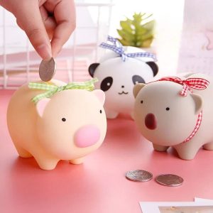 Tirelire en forme de cochon pour enfants