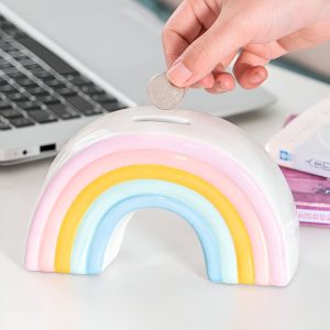 Tirelire Arc-en-Ciel pour enfants