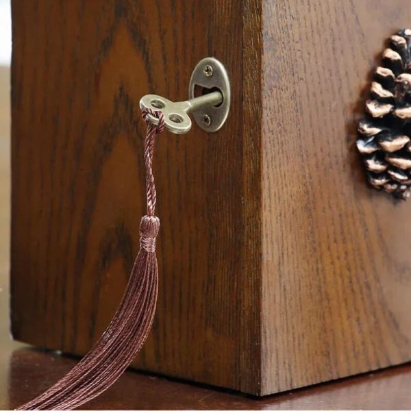 Tirelire écologique en bois, objet tendance