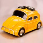 Tirelire voiture avec ouverture facile pour pièces