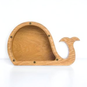 Tirelire en forme de baleine, décorative et pratique pour épargner