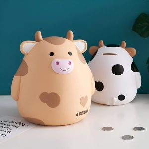 Tirelire vache pour épargner les petits
