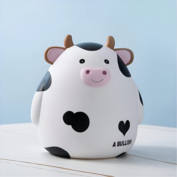 Tirelire Bébé Vache colorée pour la chambre d'enfant