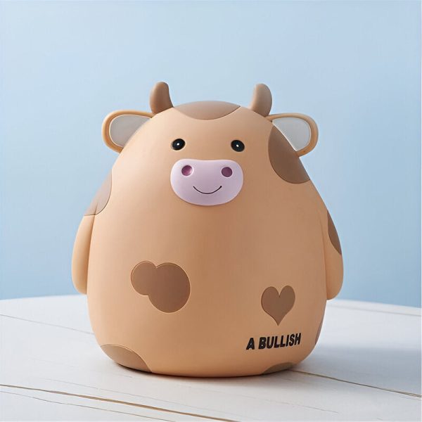 Accessoire ludique : tirelire vache pour enfants