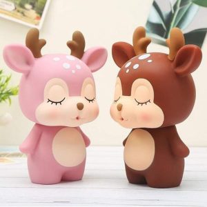 Biche mignonne, tirelire animalière