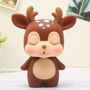 Tirelire design biche pour épargne ludique