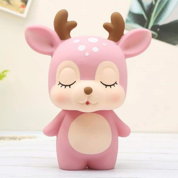 Accessoire de décoration : tirelire biche