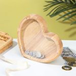 Tirelire en Bois Transparente au design moderne