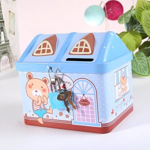 Tirelire en métal, boîte amusante pour les petits épargnants