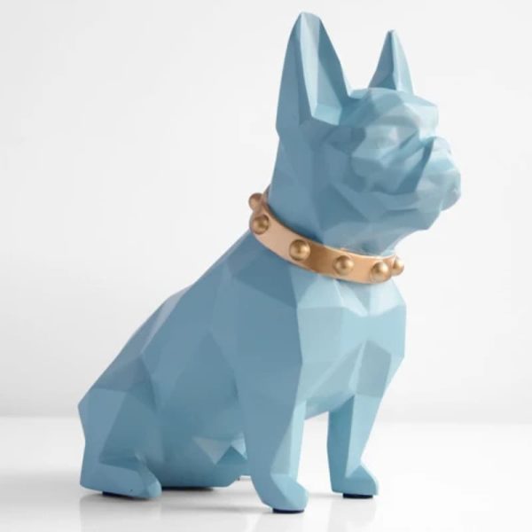 Tirelire Bouledogue à motifs uniques