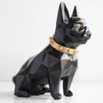 Tirelire animaux Bouledogue en résine