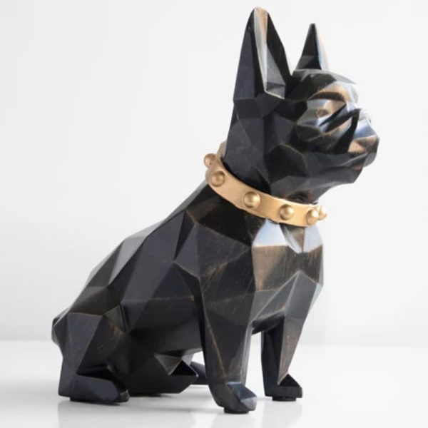 Tirelire animaux Bouledogue en résine