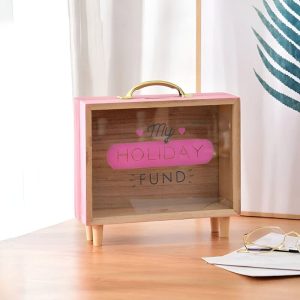 Économiseur de fonds en forme de tirelire pour les globe-trotters