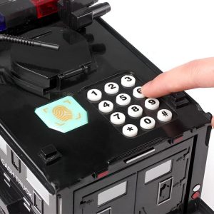 Tirelire enfant design camion de police