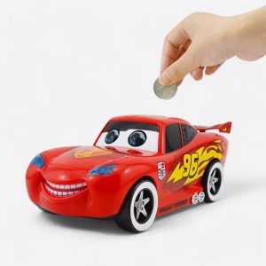 Tirelire Cars pour enfants, design coloré et amusant