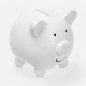 Tirelire cassable sans ouverture pour économiser de l'argent