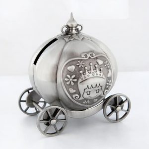 Tirelire Cendrillon pour enfants, design féérique